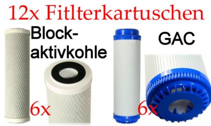 12x Filterkartuschen Wasserfilter fr G2CG 3 Jahressatz