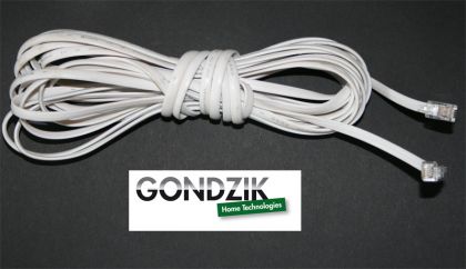 Kabel fr Bedienteil von Meeting Wrmepumpen Neu 5m Weiss