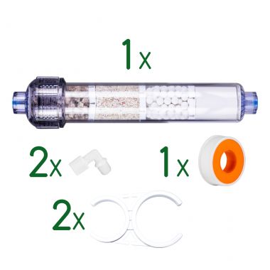 4 in 1 Stufen T-33 Energetisierungsfilter Clear T-33-FFCM Set 1