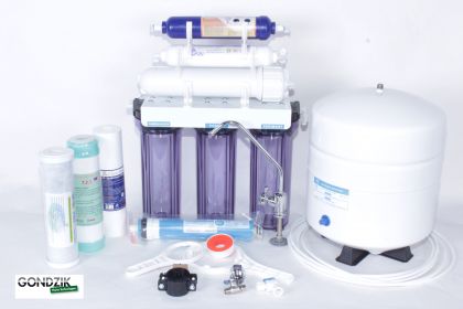 6 Stufige Osmoseanlage mit Ionisierer K200L3T-05